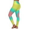 Proverbs 3:5 Pink, Teal & Yellow Gradient High Waisted Yoga Leggings