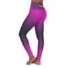 Phillipians 4:13 Purple & Black Gradient High Waisted Yoga Leggings