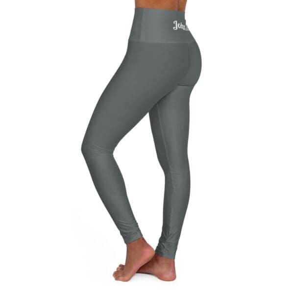 John 3:16 Silver & White High Waisted Yoga Leggings