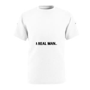 12246090857537010715_2048.jpeg A Real Man Carries His Cross Daily... Unisex Cut & Sew Tee