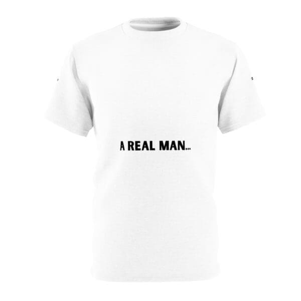 12246090857537010715_2048.jpeg A Real Man Carries His Cross Daily... Unisex Cut & Sew Tee