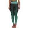 Phillipians 4:13 Teal & Black Gradient High Waisted Yoga Leggings