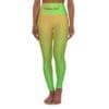 Psalm 23:1 Orange & Green Gradient High Waisted Yoga Leggings