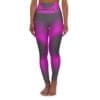 Joshua 1:9 Black & Purple Gradient High Waisted Yoga Leggings