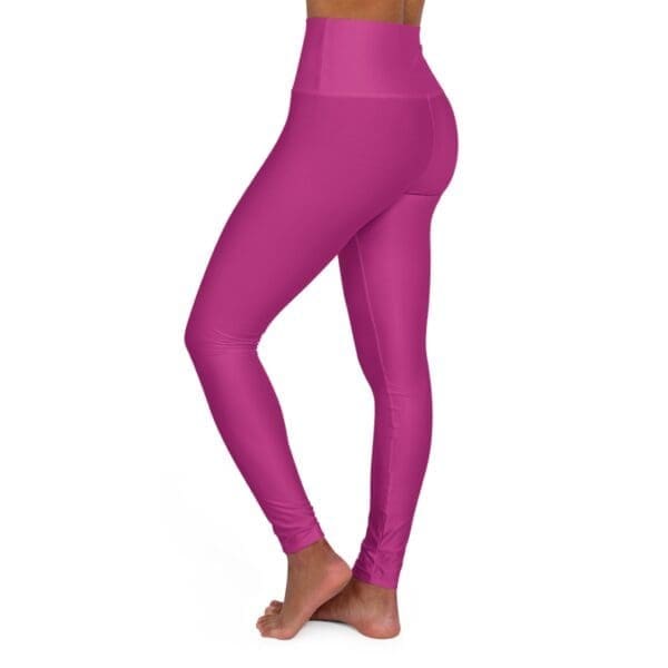 John 3:16 Plum & Silver High Waisted Yoga Leggings
