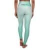 1 Peter 5:7 Teal & White Gradient High Waisted Yoga Leggings