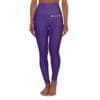 John 3:16 Purple & Silver High Waisted Yoga Leggings