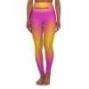 Romans 8:28 Pink & Yellow Gradient High Waisted Yoga Leggings
