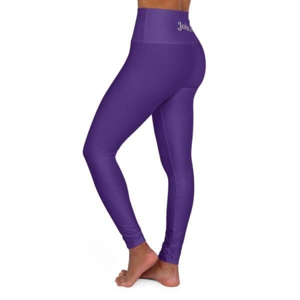 17504872409524045728_2048.jpeg John 3:16 Purple & Silver High Waisted Yoga Leggings