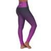 Phillipians 4:13 Black & Purple Gradient High Waisted Yoga Leggings