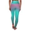 Proverbs 3:5 Black, Teal & Purple Gradient High Waisted Yoga Leggings