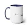I I Start My Mornings with Jesus Two-Tone, 15oz Coffee Mugs