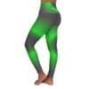 Romans 6:23 Black & Green Gradient High Waisted Yoga Leggings