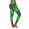 Romans 6:23 Black & Green Gradient High Waisted Yoga Leggings