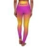 Romans 8:28 Pink & Yellow Gradient High Waisted Yoga Leggings