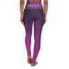 Phillipians 4:13 Black & Purple Gradient High Waisted Yoga Leggings