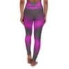 Joshua 1:9 Black & Purple Gradient High Waisted Yoga Leggings