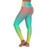 Proverbs 3:5 Pink, Teal & Yellow Gradient High Waisted Yoga Leggings