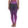 Phillipians 4:13 Black & Purple Gradient High Waisted Yoga Leggings