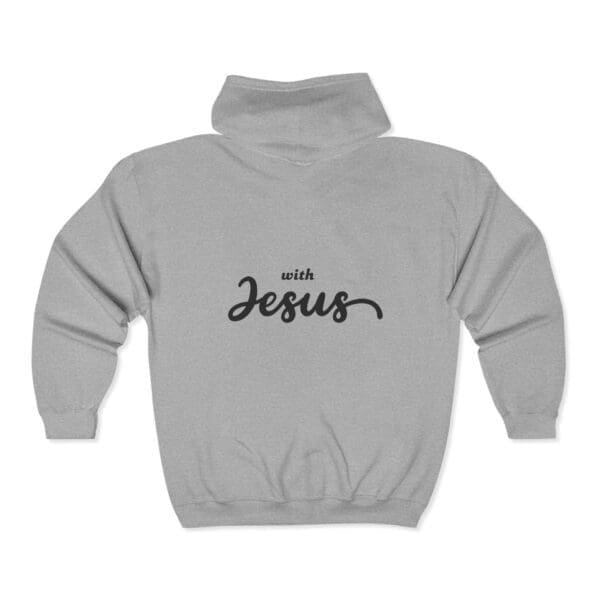 8963639245231827961_2048.jpeg I start my mornings with Jesus Unisex Heavy Blend™ Full Zip Hooded Sweatshirt