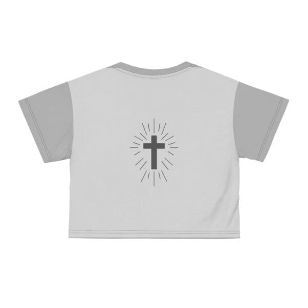 9301504962656386082_2048-1.jpeg Believe John 3:16 Crop Tee Shirt