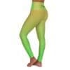Psalm 23:1 Orange & Green Gradient High Waisted Yoga Leggings
