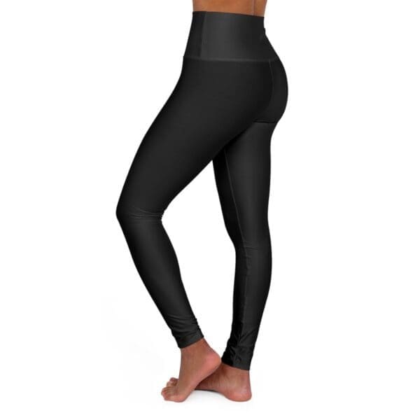 9895778192233900330_2048.jpeg John 3:16 Black & Silver High Waisted Yoga Leggings